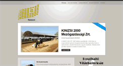 Desktop Screenshot of kinizsizrt.hu